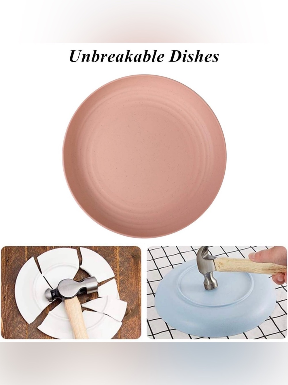 Pastel Dinner Plate Set - Multi-Color - Picture 4 of 7
